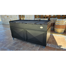 Professzionális grill - szekrényes - 90x55x22 cm